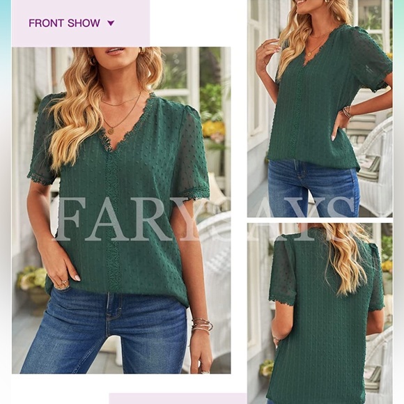 Cute Green Top 💚 - Picture 3 of 11